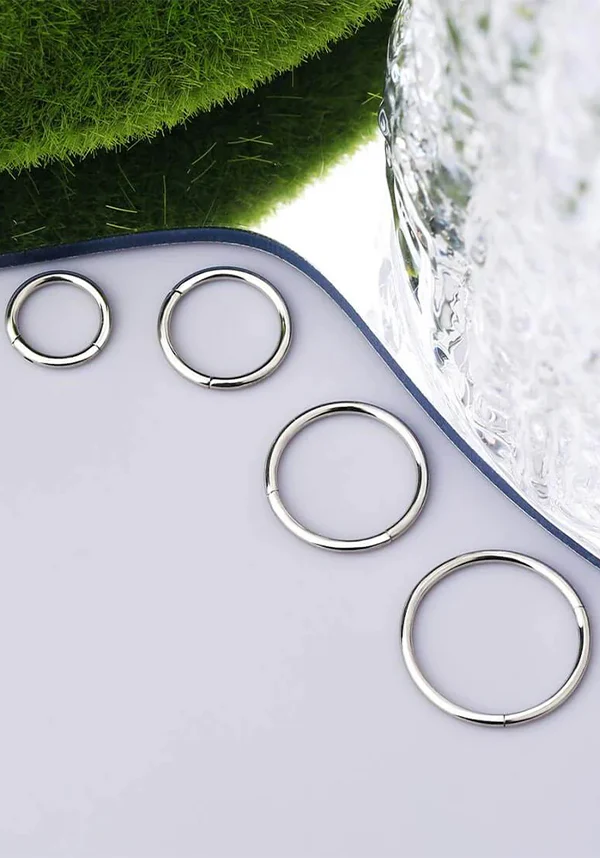 18g [Titanium] Hinged | SEGMENT RING - Image 2