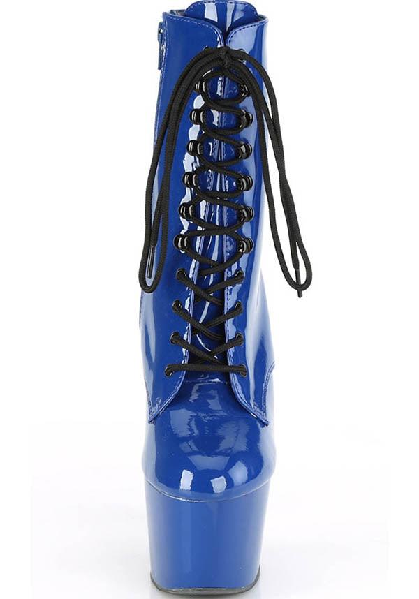 Adore-1020 [Royal Blue Patent] | PLATFORM HEELS [PREORDER] - Image 2