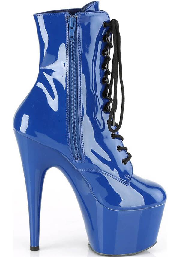 Adore-1020 [Royal Blue Patent] | PLATFORM HEELS [PREORDER] - Image 5