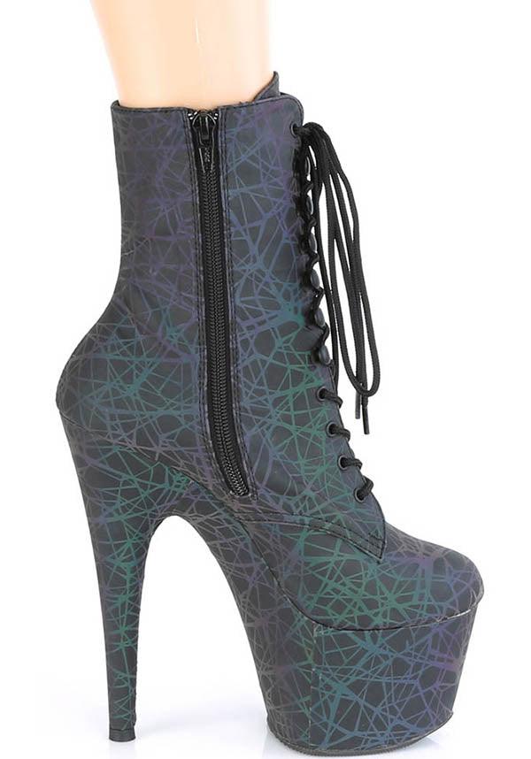 ADORE-1020REFL [Green/Purple] | PLATFORM HEELS [PREORDER] - Image 3