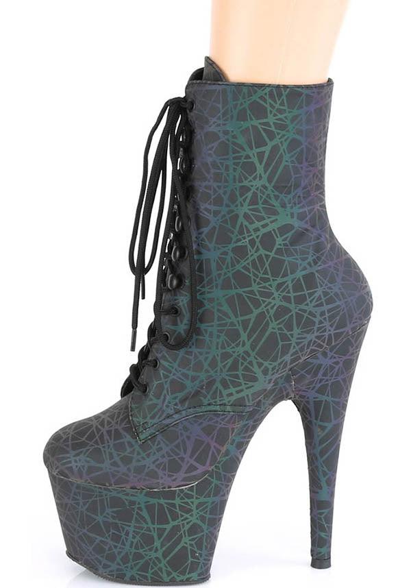 ADORE-1020REFL [Green/Purple] | PLATFORM HEELS [PREORDER] - Image 4