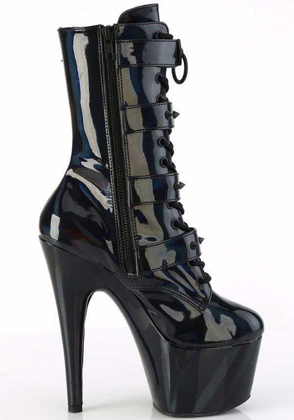 ADORE-1046 [Black Holo Patent] | PLATFORM BOOTS [PREORDER] - Image 3