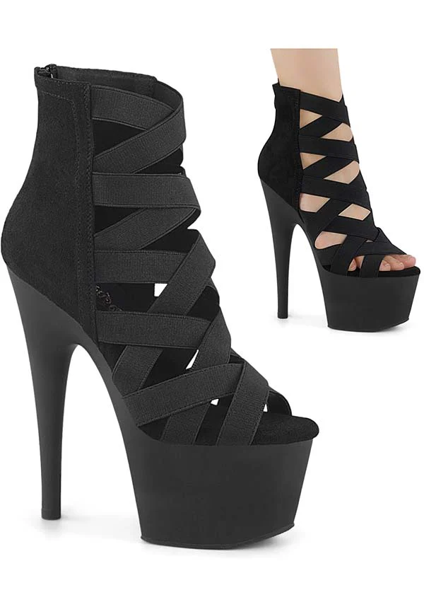 ADORE-700-24 [Black Elastic] | HEELS [INSTOCK]**