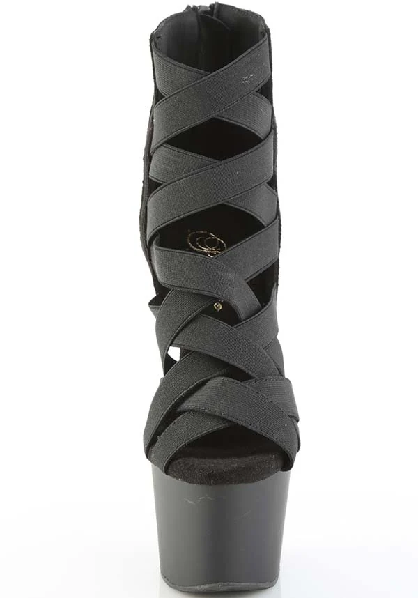 ADORE-700-24 [Black Elastic] | HEELS [INSTOCK]** - Image 2