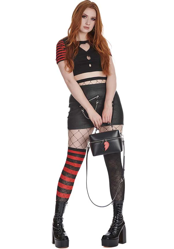 Aiko [Red/Black] | CUT OUT TOP - Image 3