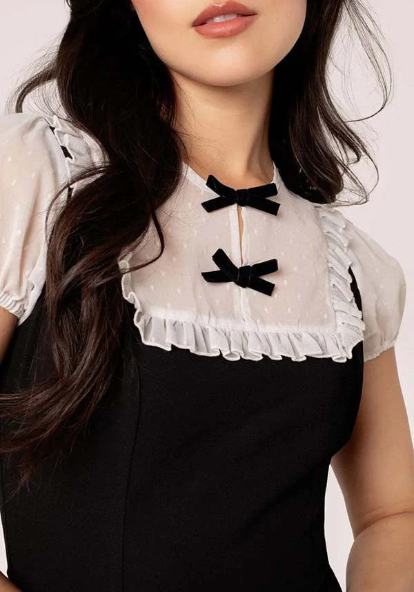 Alice [Black/White] | DRESS - Image 3