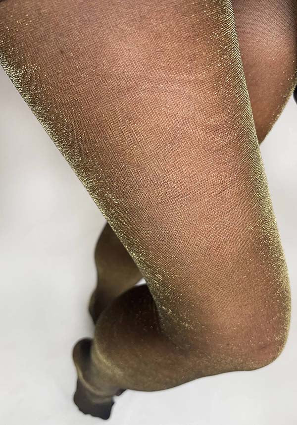 All Over Glitter [Gold] | TIGHTS - Image 3