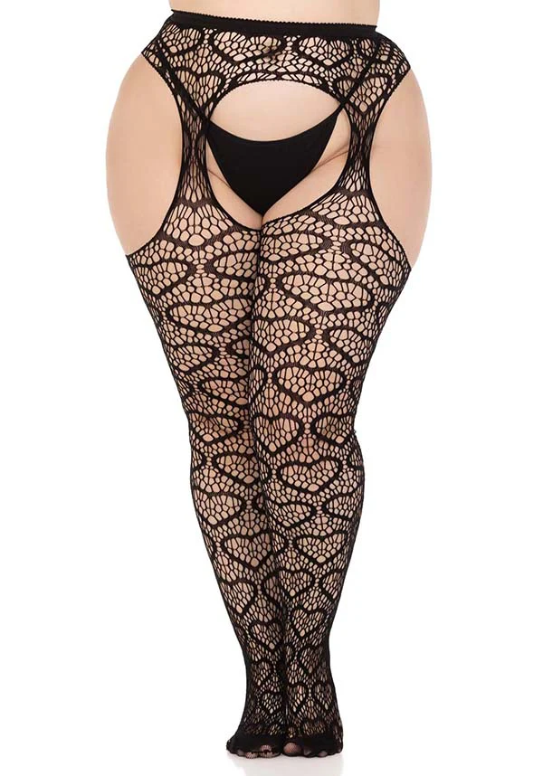 Amore Heart Net | SUSPENDER PANTYHOSE - Image 2