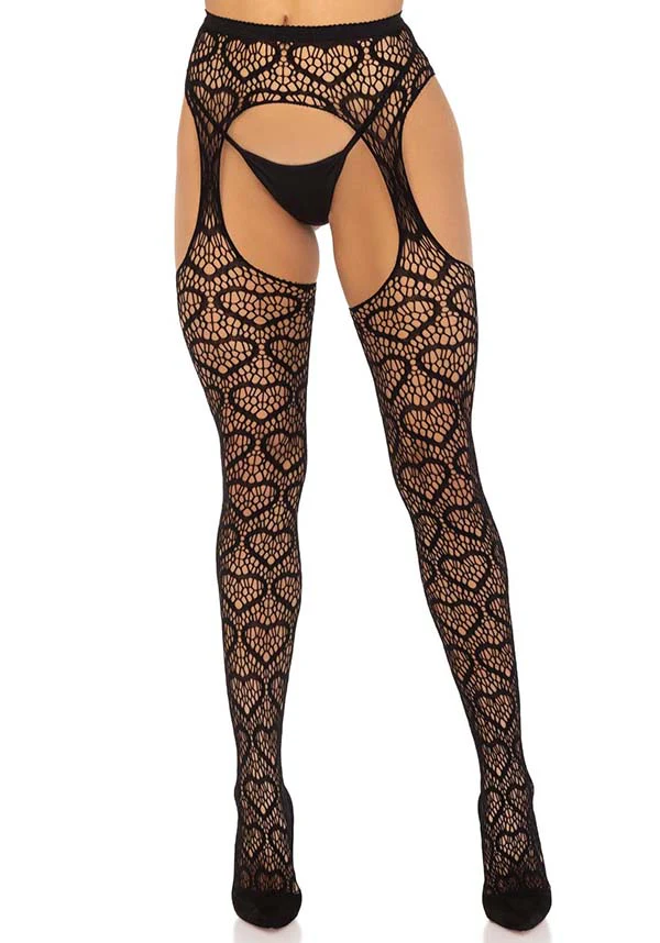 Amore Heart Net | SUSPENDER PANTYHOSE - Image 3