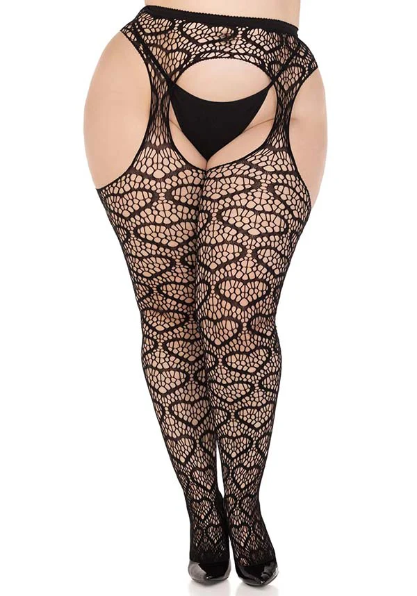 Amore Heart Net | SUSPENDER PANTYHOSE - Image 4