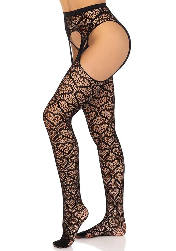 Amore Heart Net | SUSPENDER PANTYHOSE - Image 5
