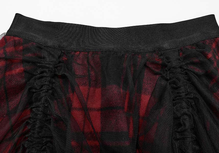 Ashaya Plaid Mesh | MIDI SKIRT - Image 11