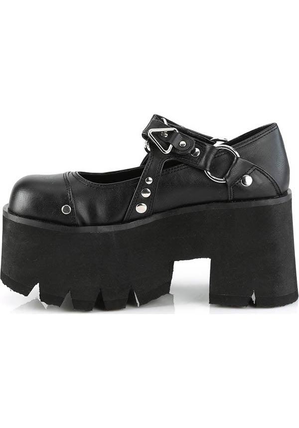ASHES-33 [Black] | PLATFORM HEELS [PREORDER] - Image 4
