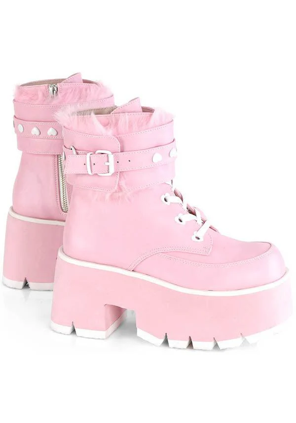 ASHES-57 [Baby Pink] | PLATFORM BOOTS [PREORDER] - Image 5