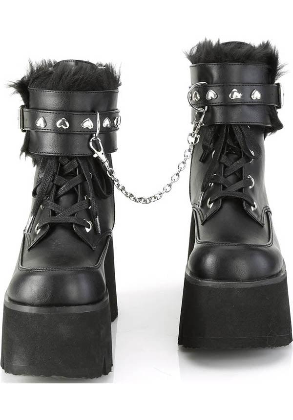 ASHES-57 [Black] | PLATFORM BOOTS [PREORDER] - Image 2