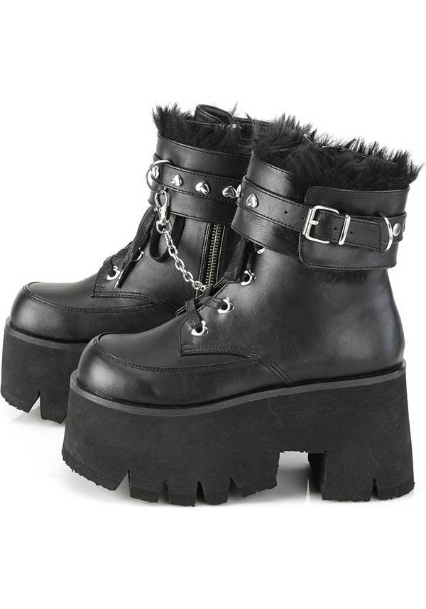 ASHES-57 [Black] | PLATFORM BOOTS [PREORDER] - Image 3