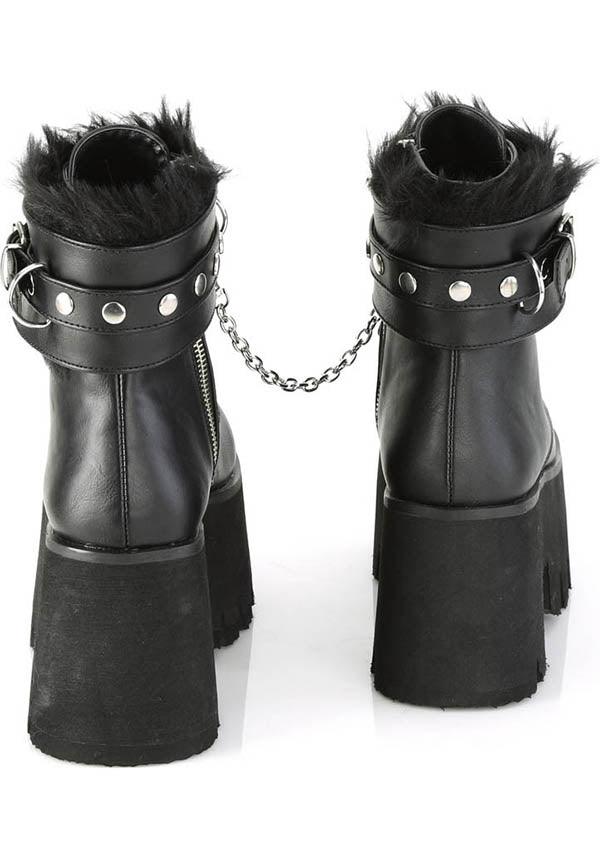ASHES-57 [Black] | PLATFORM BOOTS [PREORDER] - Image 4