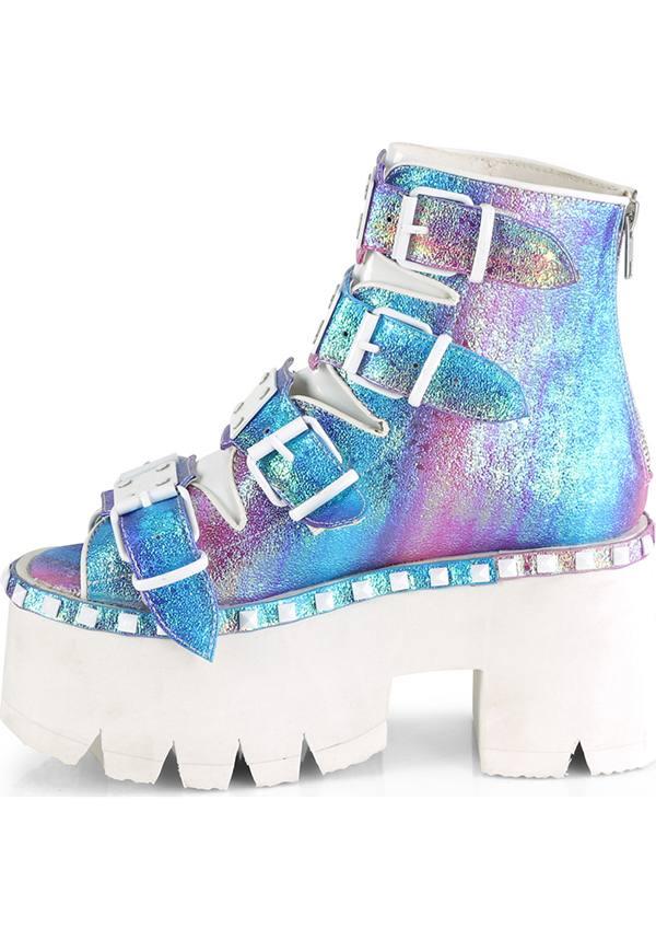 ASHES-70 [Purple] | PLATFORM SANDALS [PREORDER] - Image 3