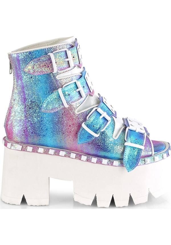 ASHES-70 [Purple] | PLATFORM SANDALS [PREORDER] - Image 5