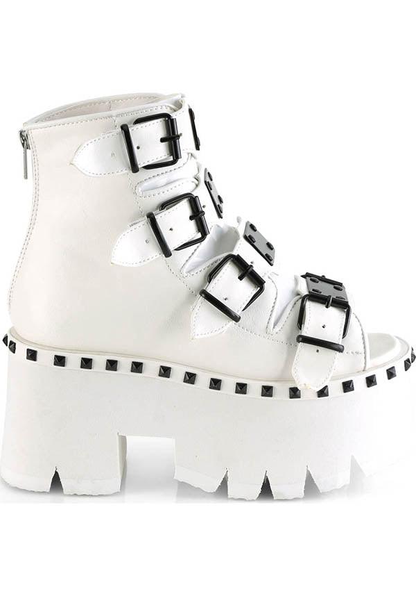 ASHES-70 [White] | PLATFORM SANDALS [PREORDER] - Image 3