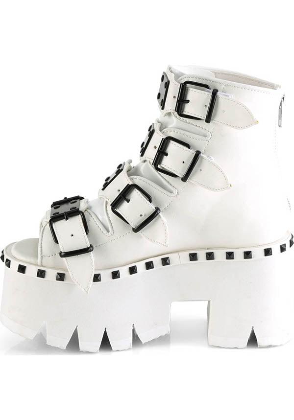 ASHES-70 [White] | PLATFORM SANDALS [PREORDER] - Image 5
