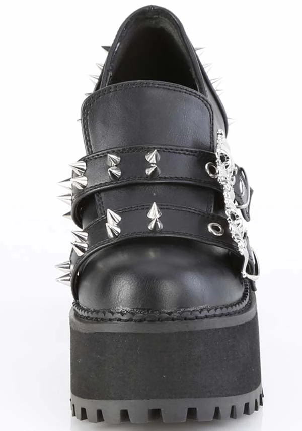 ASSAULT-38 [Black] | PLATFORM LOAFER [PREORDER] - Image 2