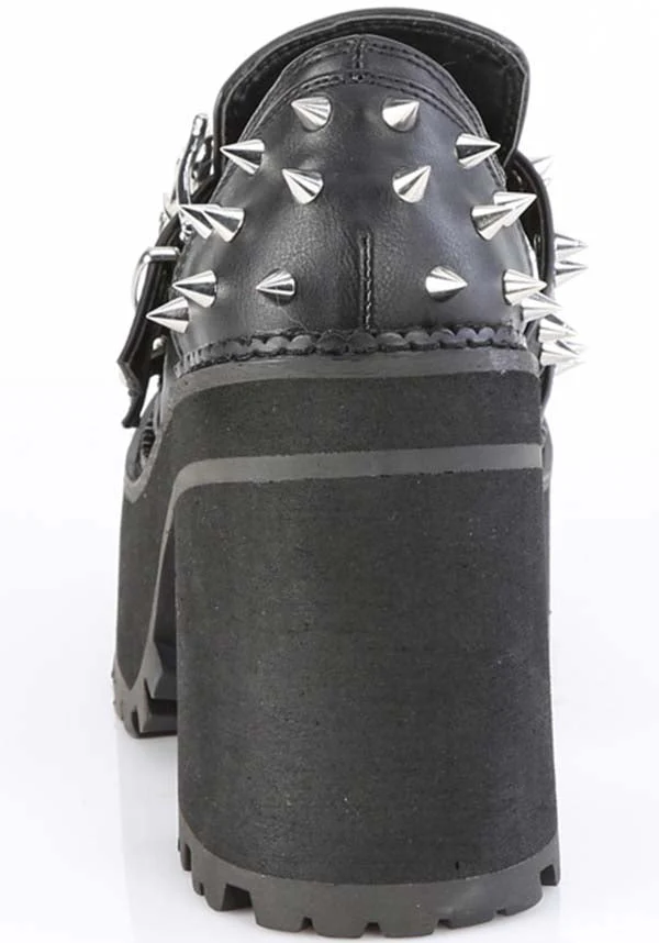 ASSAULT-38 [Black] | PLATFORM LOAFER [PREORDER] - Image 5
