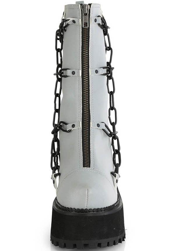 ASSAULT-66 [Grey Reflective] | PLATFORM BOOTS [PREORDER] - Image 2