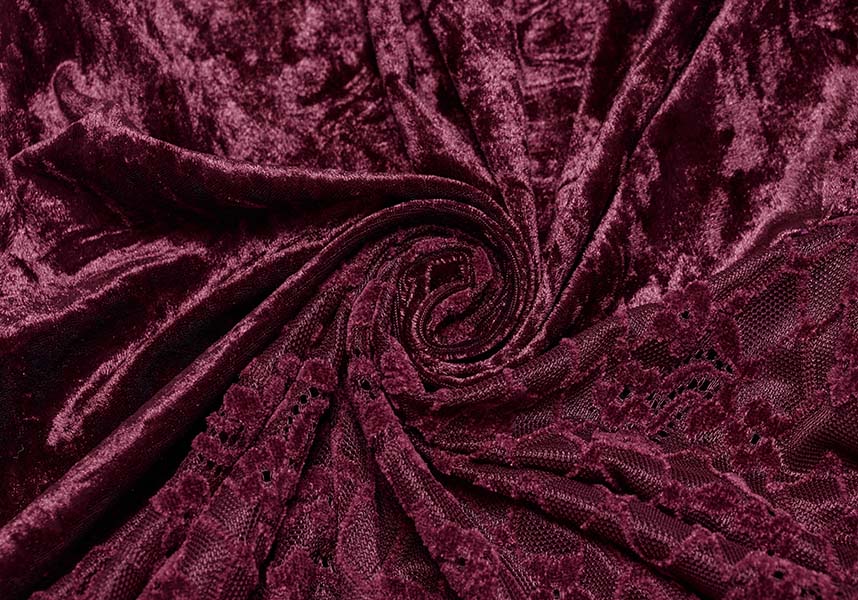 Aureole [Wine] Velvet | MAXI SKIRT - Image 14
