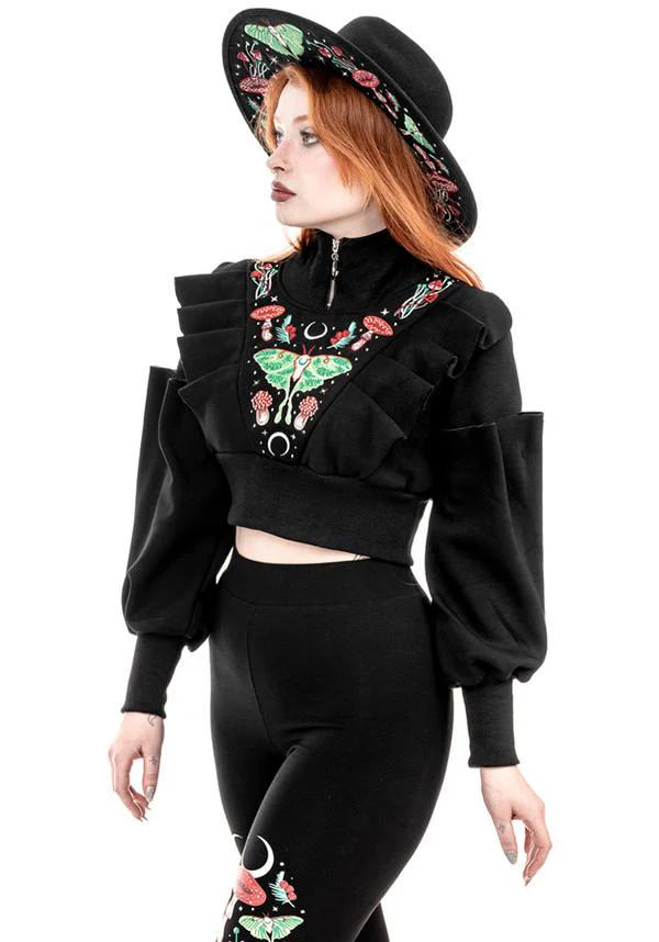Autumnal Equinox | CROPPED SWEATSHIRT* - Image 4
