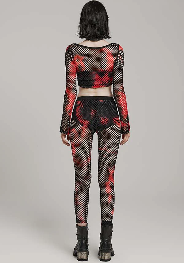 Badriyah Fishnet [Black/Red] | LEGGINGS* - Image 6