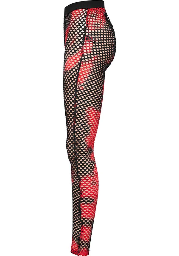 Badriyah Fishnet [Black/Red] | LEGGINGS* - Image 8