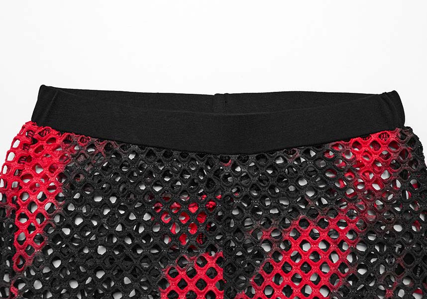 Badriyah Fishnet [Black/Red] | LEGGINGS* - Image 9
