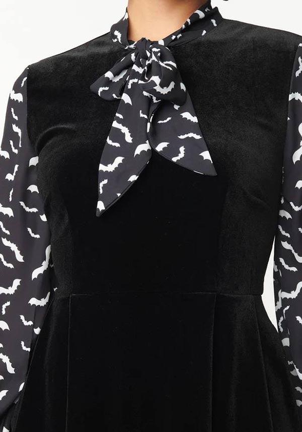Bat [Black] | VELVET DRESS** - Image 4