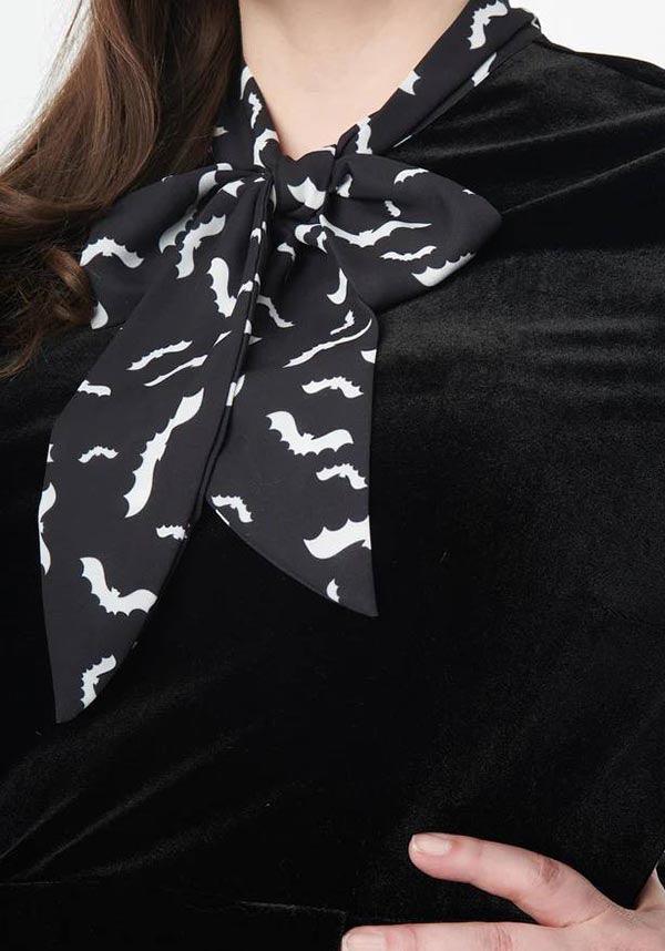 Bat [Black] | VELVET DRESS** - Image 8