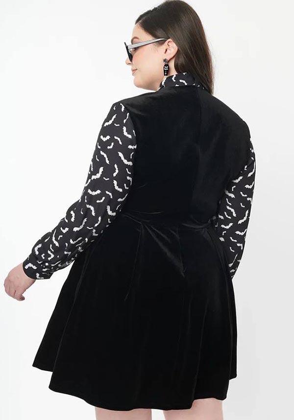 Bat [Black] | VELVET DRESS** - Image 9