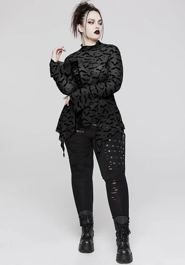 Bat Mesh | LONG SLEEVE TOP* - Image 10