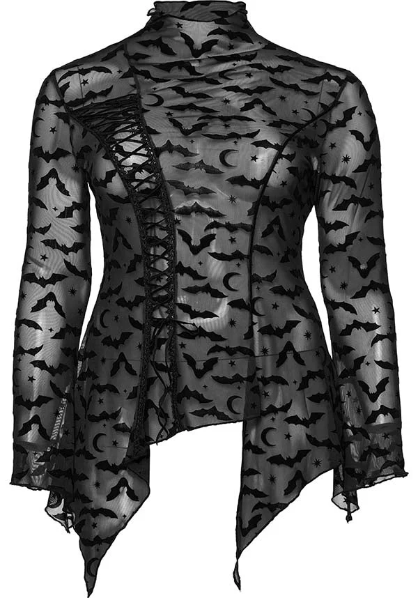 Bat Mesh | LONG SLEEVE TOP* - Image 11
