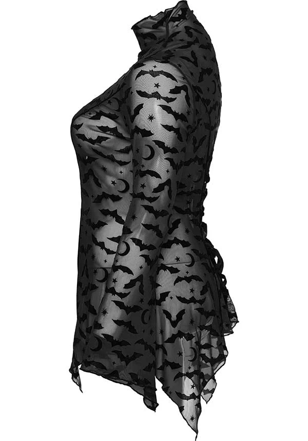 Bat Mesh | LONG SLEEVE TOP* - Image 12