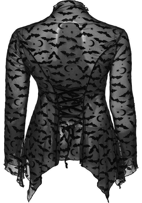 Bat Mesh | LONG SLEEVE TOP* - Image 13