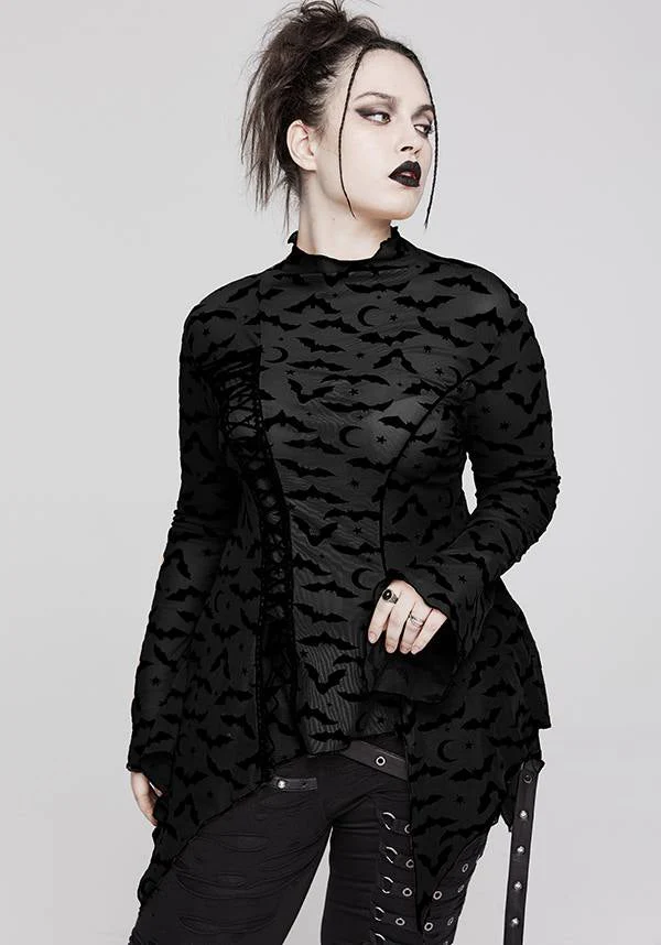 Bat Mesh | LONG SLEEVE TOP* - Image 3