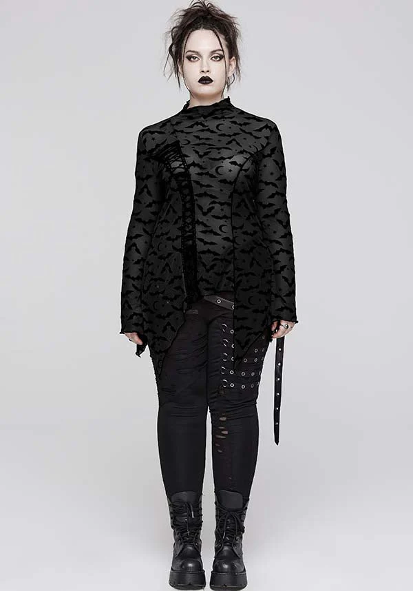 Bat Mesh | LONG SLEEVE TOP* - Image 4