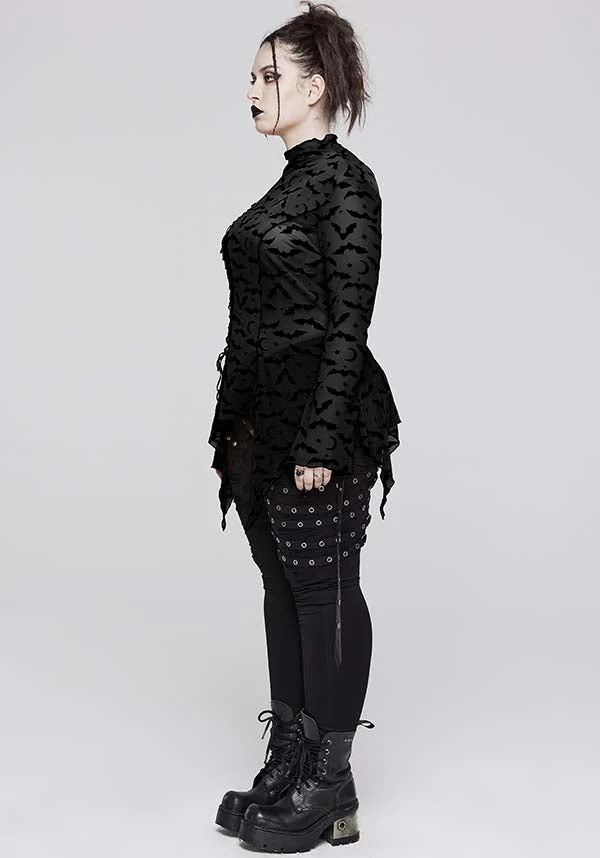 Bat Mesh | LONG SLEEVE TOP* - Image 5