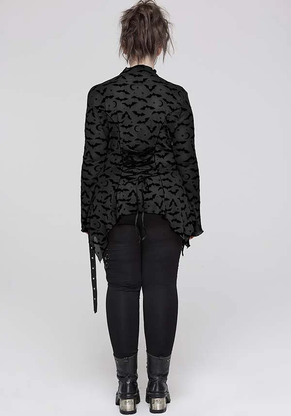 Bat Mesh | LONG SLEEVE TOP* - Image 6