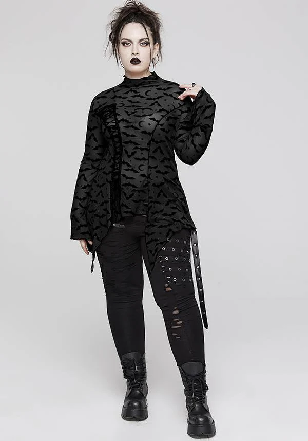 Bat Mesh | LONG SLEEVE TOP* - Image 8