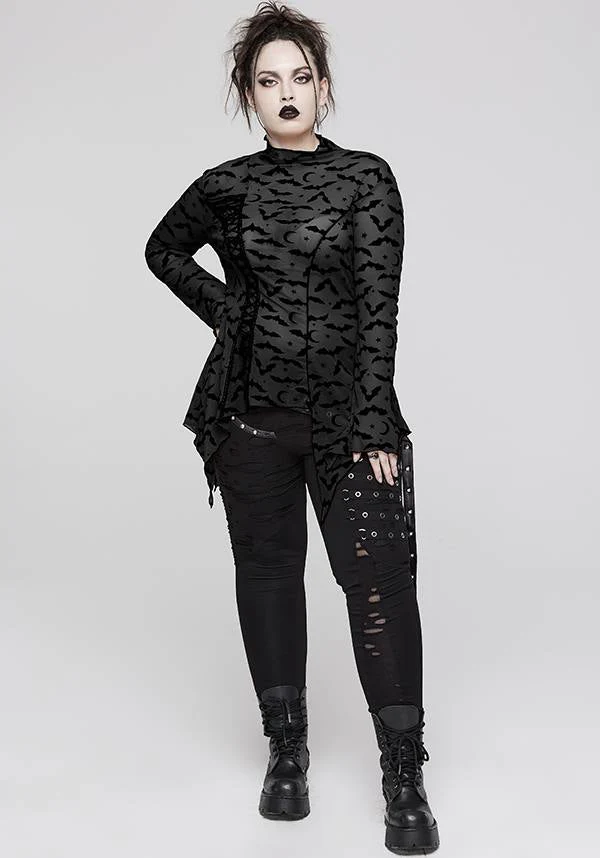 Bat Mesh | LONG SLEEVE TOP* - Image 9