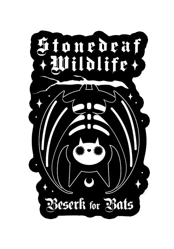Batty Bones | STONEDEAF CHARITY STICKER** - Image 2