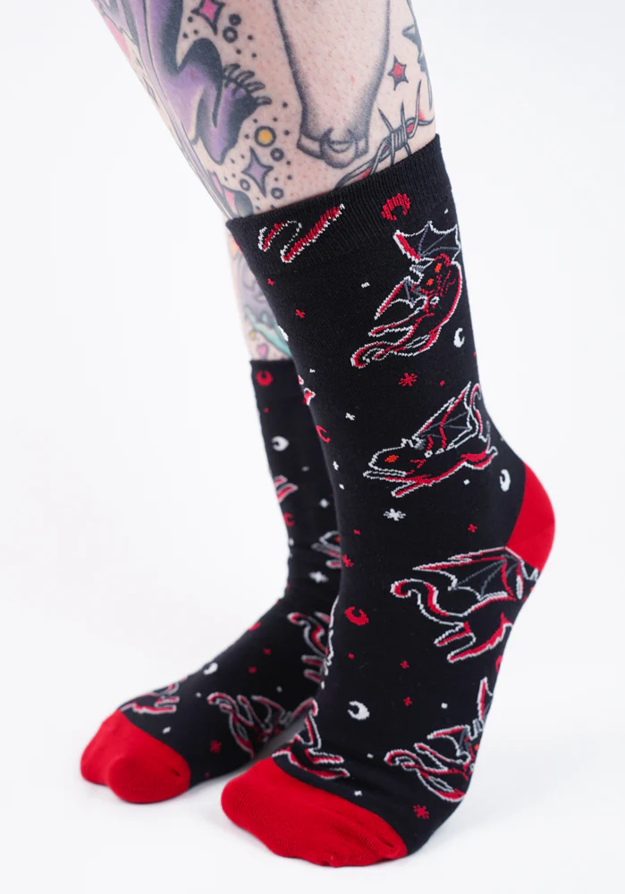Batty Cats | CREW SOCKS* - Image 5