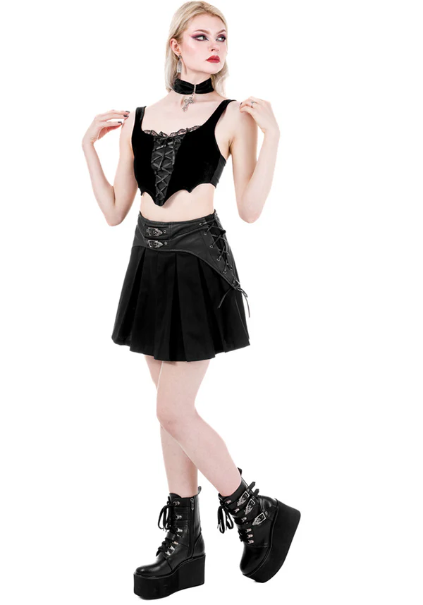 Batwing Lace Up | CROP TOP* - Image 3