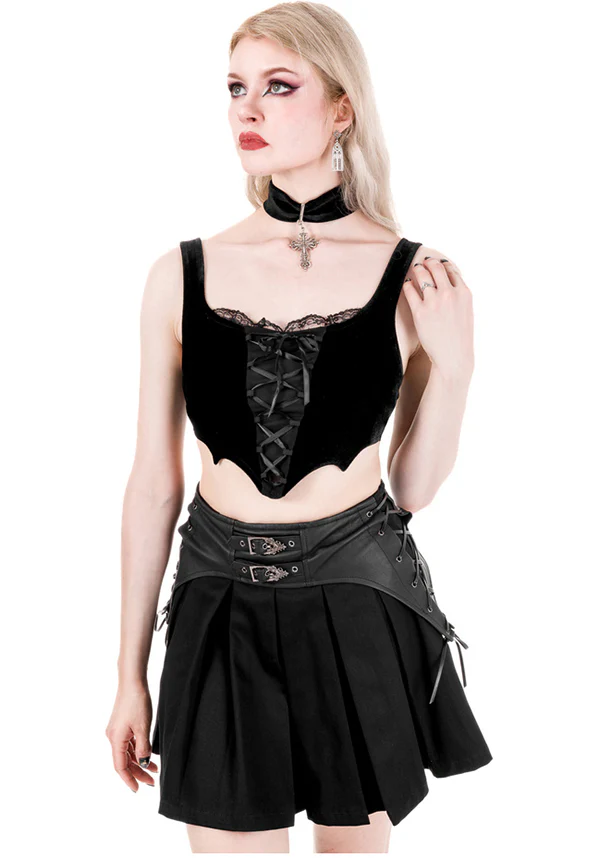Batwing Lace Up | CROP TOP* - Image 4